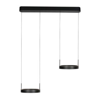 Steinhauer Mykty Pendelleuchte schwarz 2-teilig