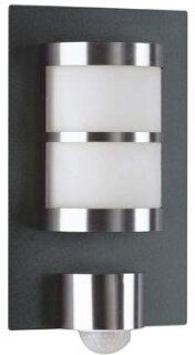 Wandleuchte, mit BWM, Edelstahl/anthrazit