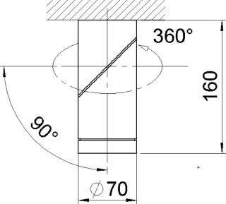 Albert Dreh- und Schwenkstrahler weiß Typ 2138