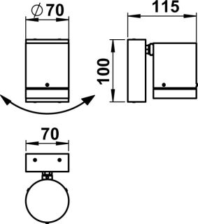 Albert Wandstrahler weiß Typ 2193