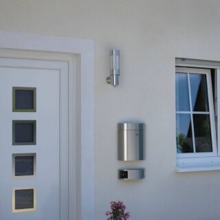 Albert Wandleuchte mit Bewegungsmelder Edelstahl Typ 0241