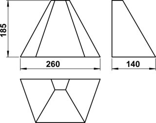 Albert Wandleuchte silber Typ 0673