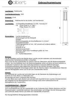 Albert Pollerleuchte silber Typ 2043