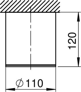 Albert Deckenaufbaustrahler silber Typ 2130
