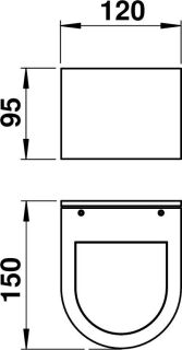 Albert Wandstrahler 2 seitig Edelstahl Typ 2337