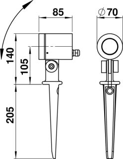 Albert Spießstraher silber Typ 2197