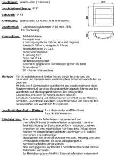 Albert Wand- und Deckenleuchte Typ 6191