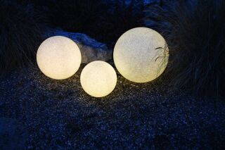 Leuchtkugel Mundan granit 500 mm