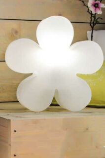 8 Seasons Design Motivleuchte Shining Flower 60 cm weiß