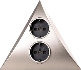 Steckdose Luxor 2-Fach für Eckmontage