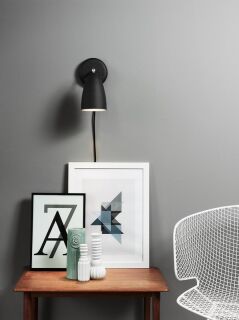 dftp Nexus 2 Wandleuchte schwarz GU10