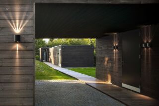 Nordlux Canto 2 Wandleuchte LED Seaside schwarz IP44