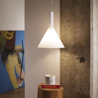Ideal Lux Pendelleuchte Cocktail SP1 big bianco